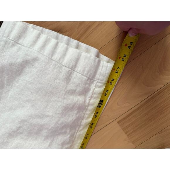 Abercrombie & Fitch White Lined Pants - Picture 8 of 8